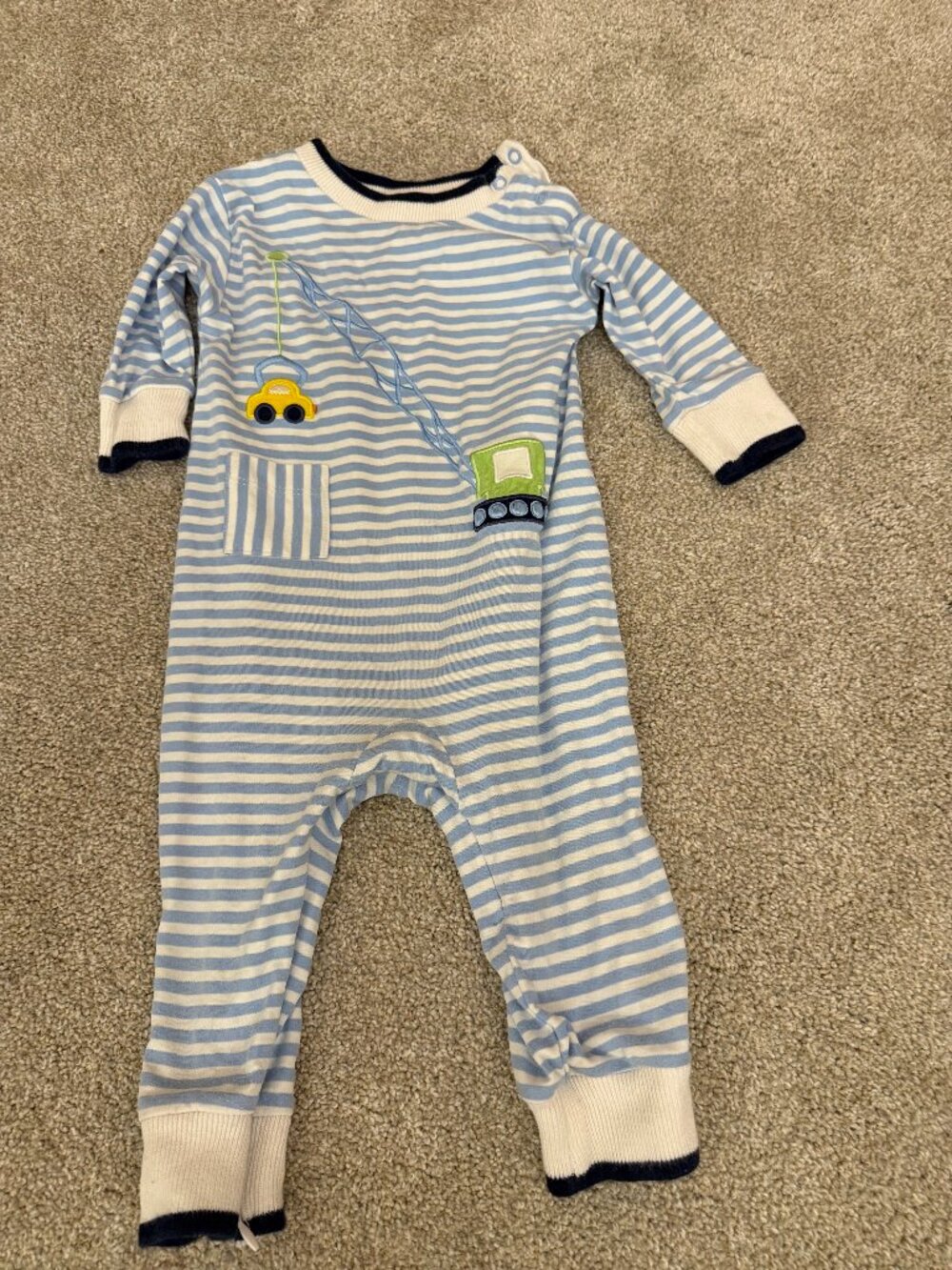 Florence Eiseman Construction Romper 12M
